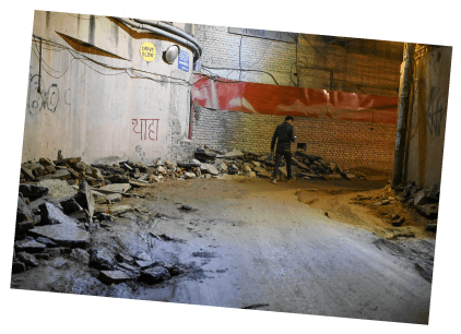 ネパールの様子